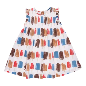 Pink Chicken Girls Jaipur Dress - Popsicles