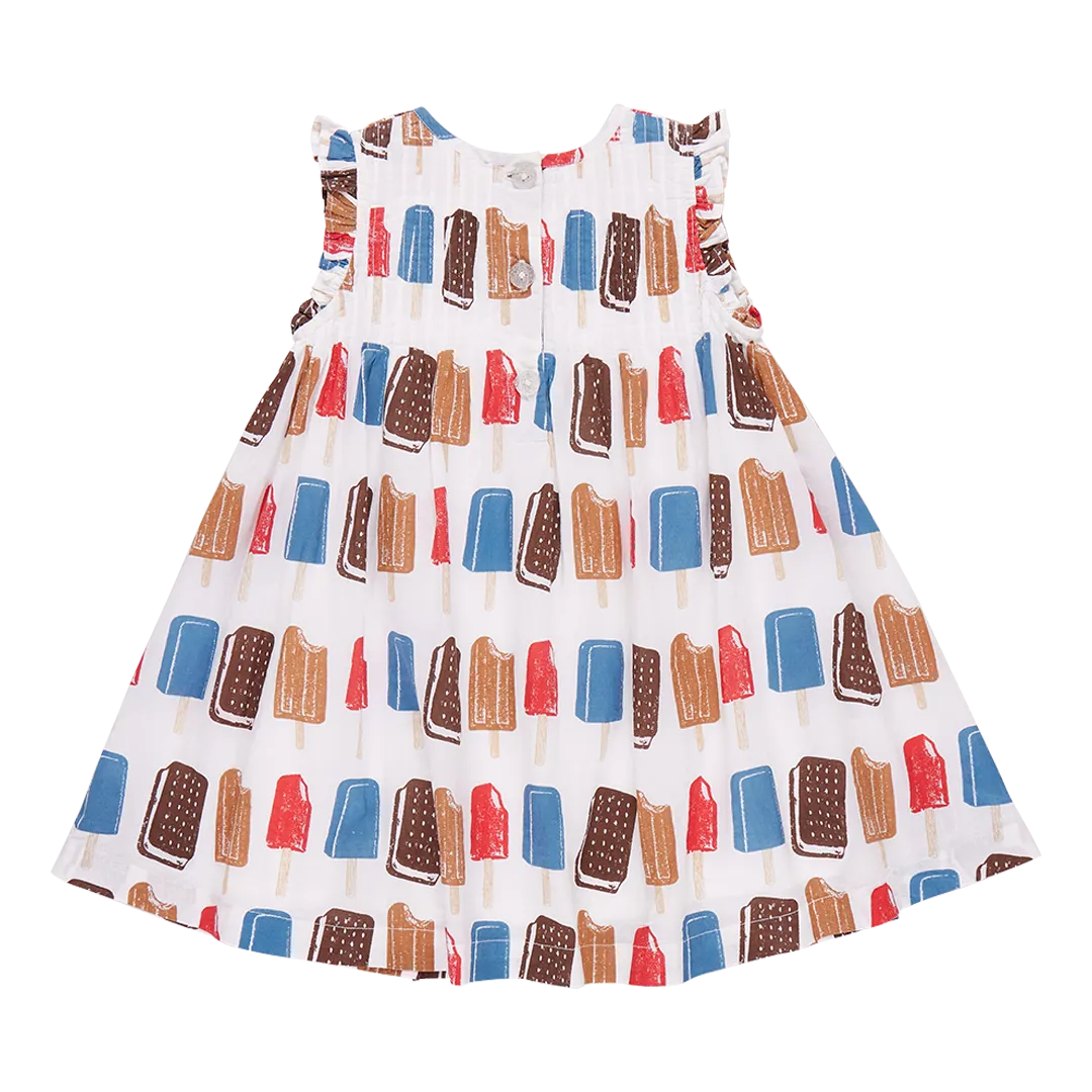 Pink Chicken Girls Jaipur Dress - Popsicles