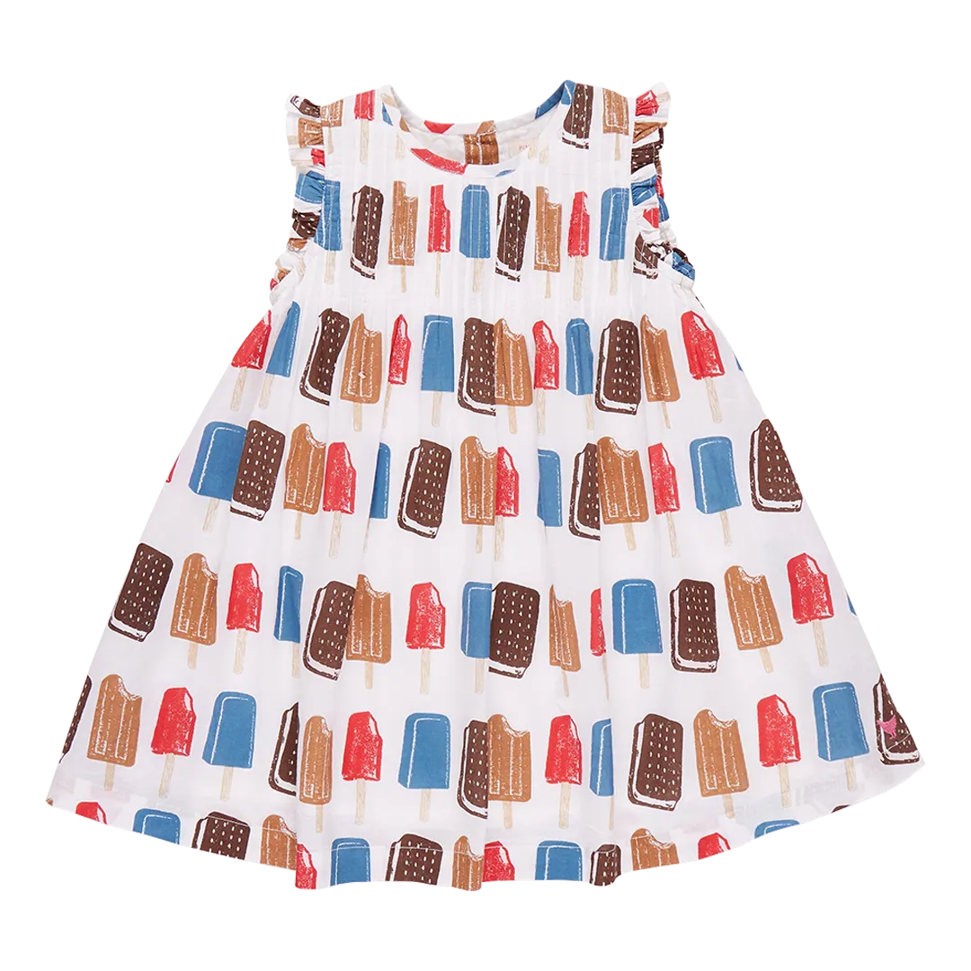 Pink Chicken Girls Jaipur Dress - Popsicles