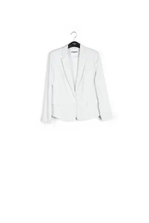 Pinstripe fitted blazer