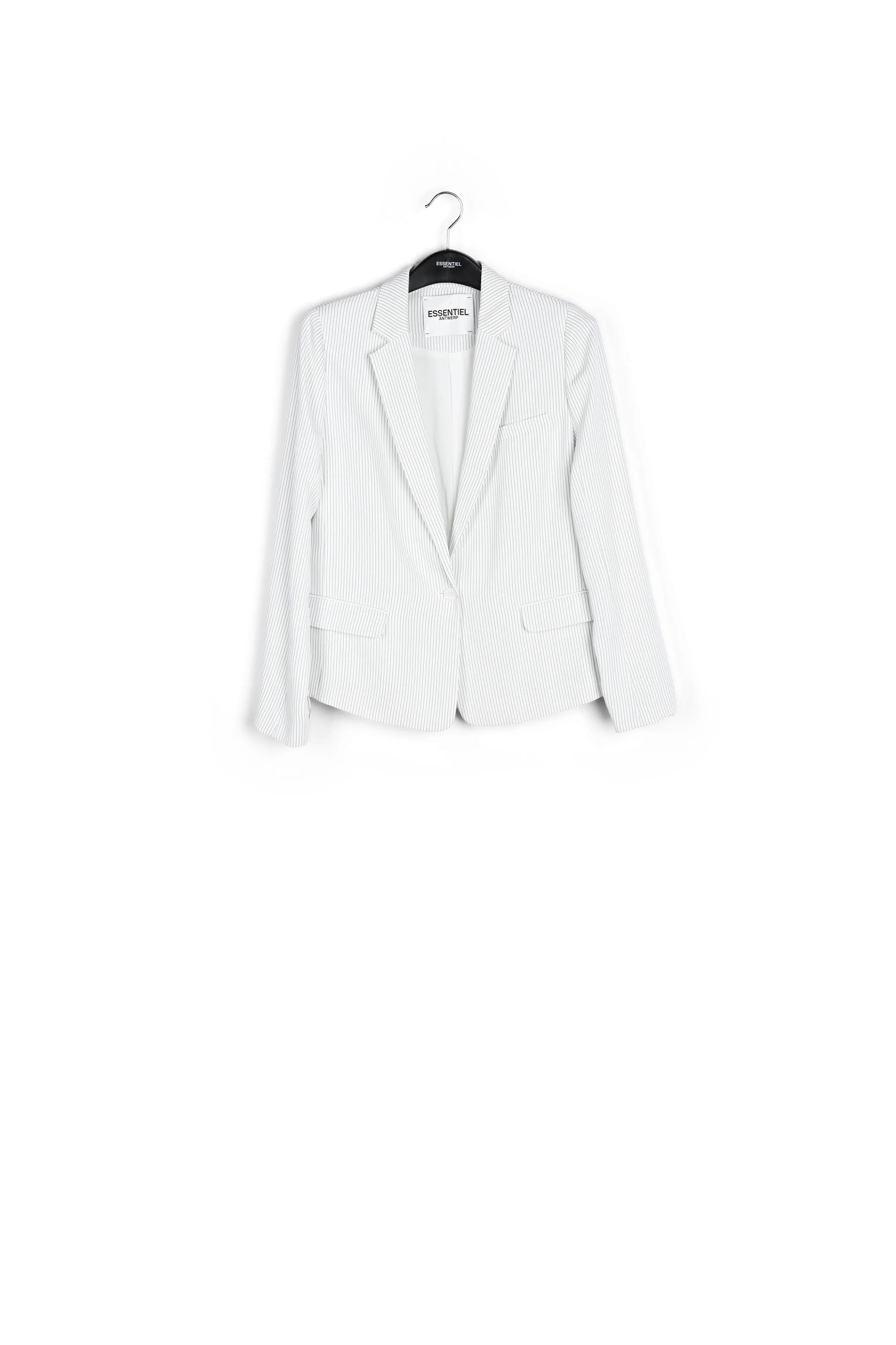 Pinstripe fitted blazer