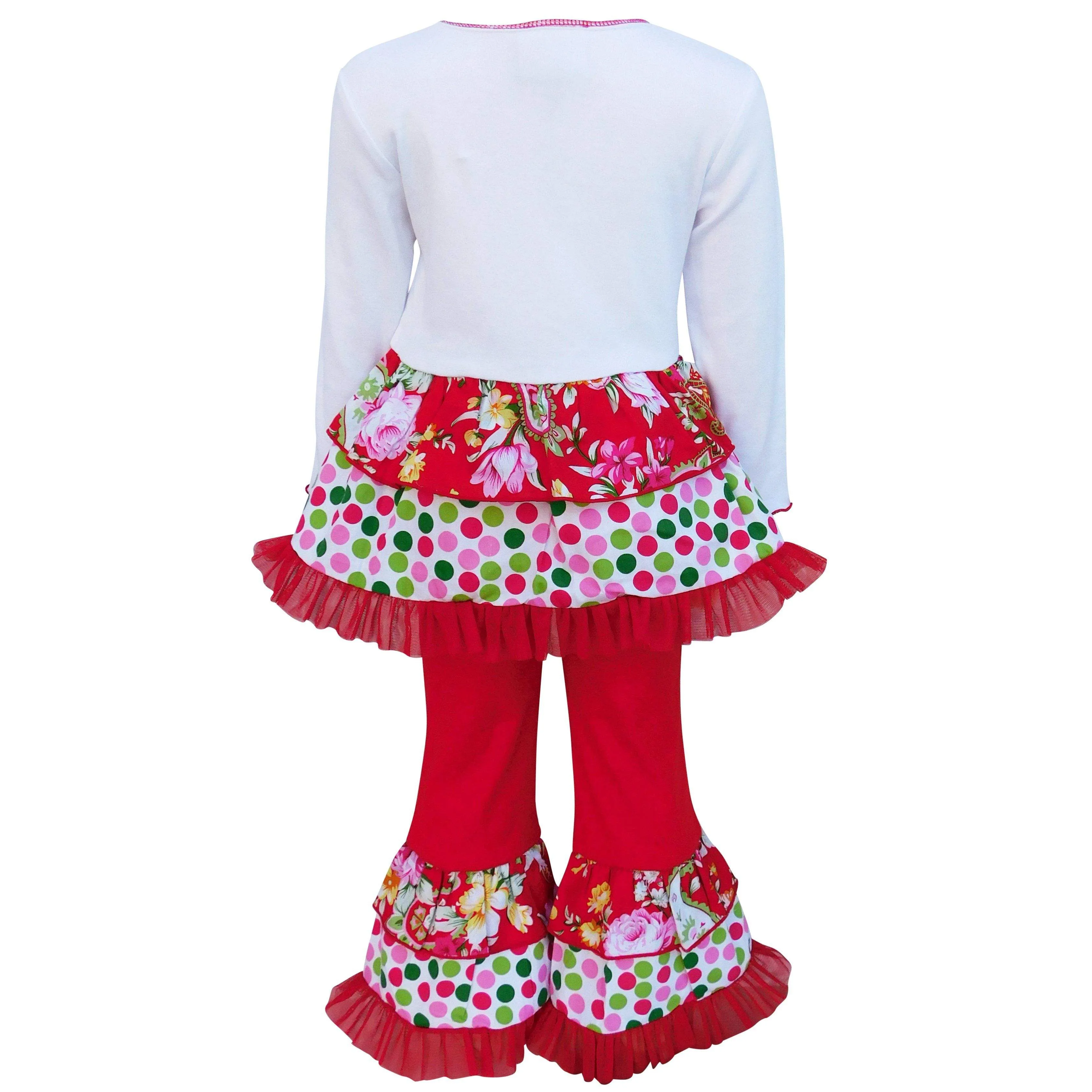 Polka Dot & Floral Rumba Set 2T-8Y