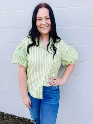 Ready for Spring Top in Green