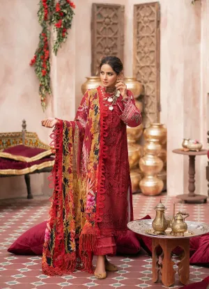 Red Shalwar Kameez Designer Dress for Eid Party #PN505