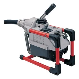 Ridge Tool Company Model K-60SP Drain Cleaner, 600 RPM, 1-1/4 in to 4 in Pipe Diameter, w/(5) 7/8 x 15 ft Cable, 66497