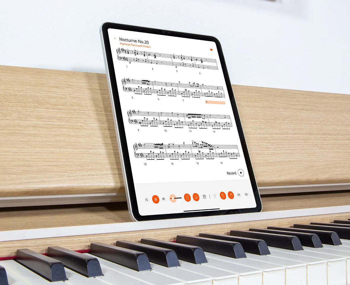 Roland F701-LA Compact Digital Piano Light Oak