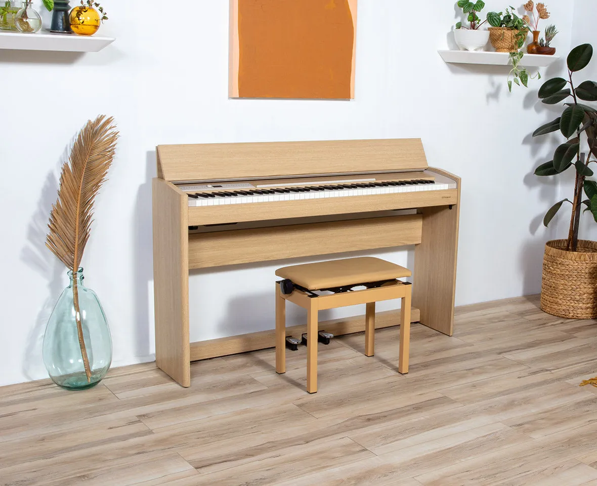 Roland F701-LA Compact Digital Piano Light Oak