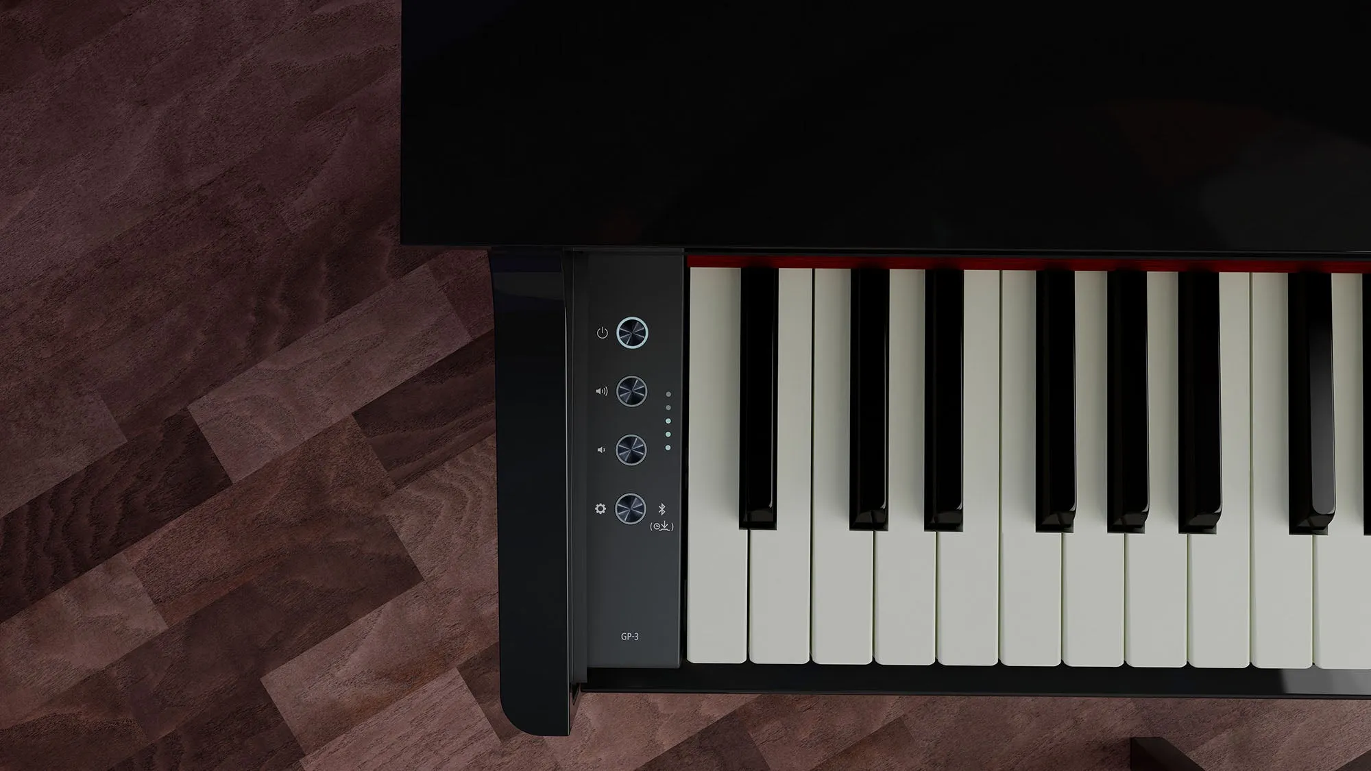 Roland GP-3-PE Compact Digital Grand Piano Polished Ebony
