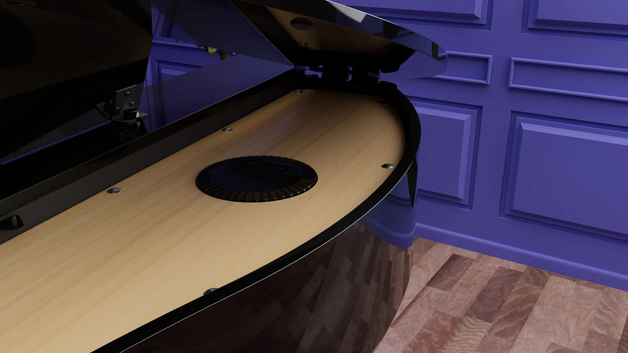 Roland GP-3-PE Compact Digital Grand Piano Polished Ebony