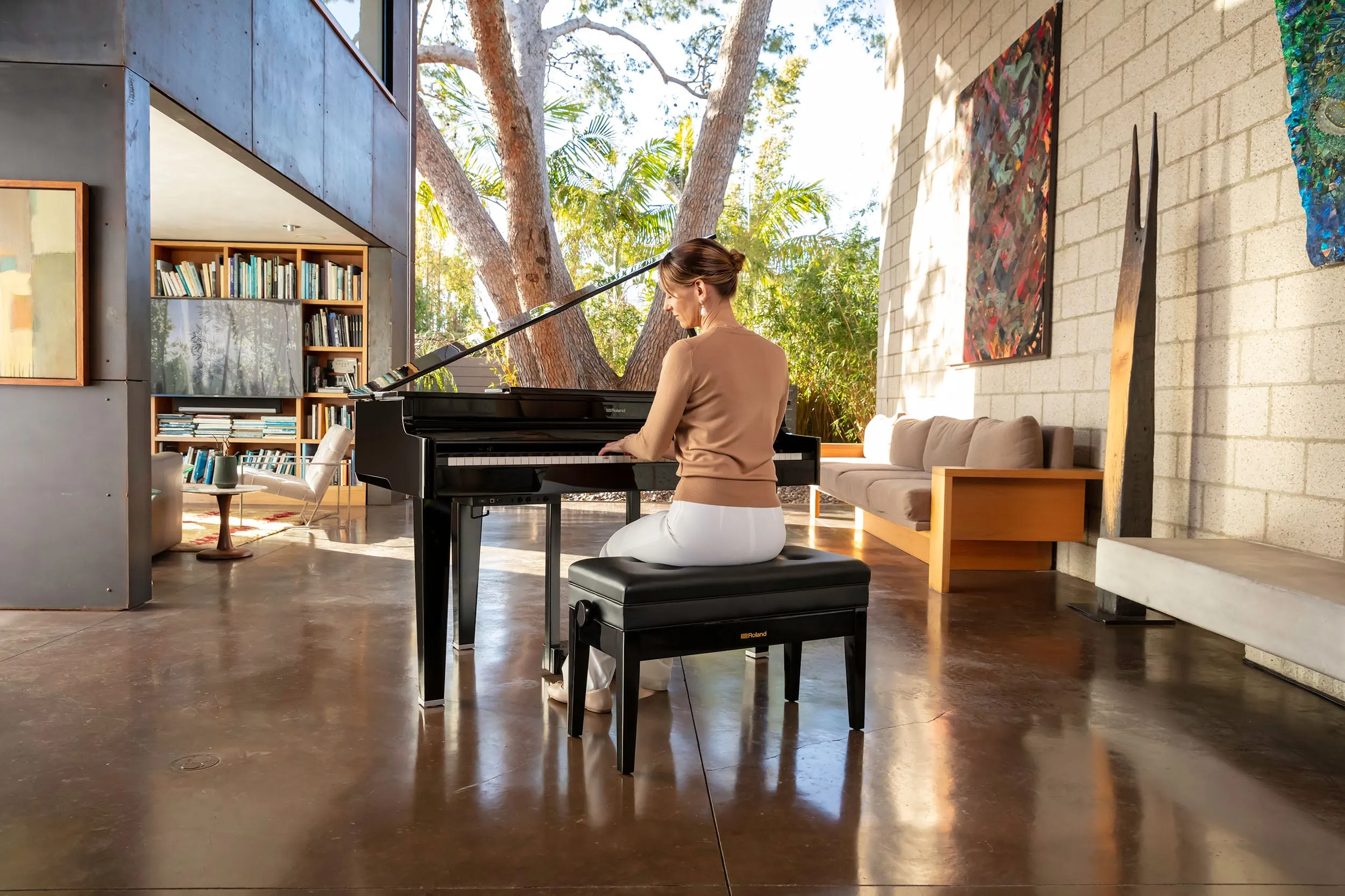 Roland GP-6-PE Digital Grand Piano Polished Ebony