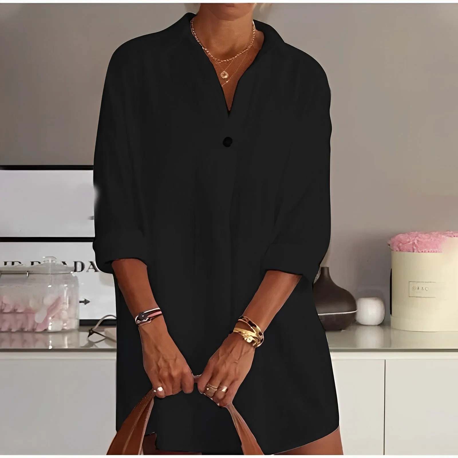 Sara® | Half Sleeve Loose Shirt
