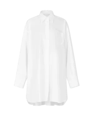 Semi-Sheer Shirt Dress