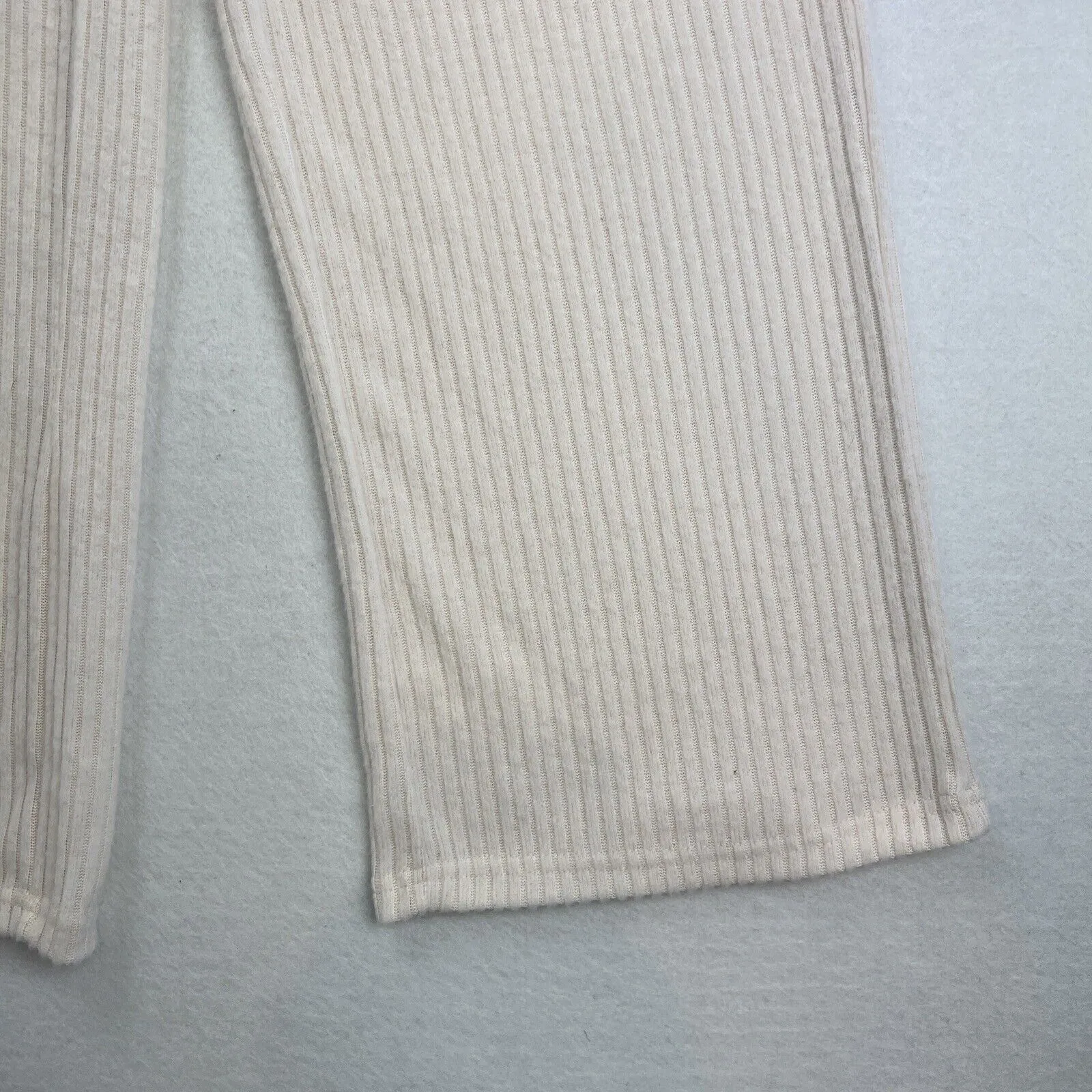 Shein Frenchy Womens White Cord Corduroy Pants Size M (new)