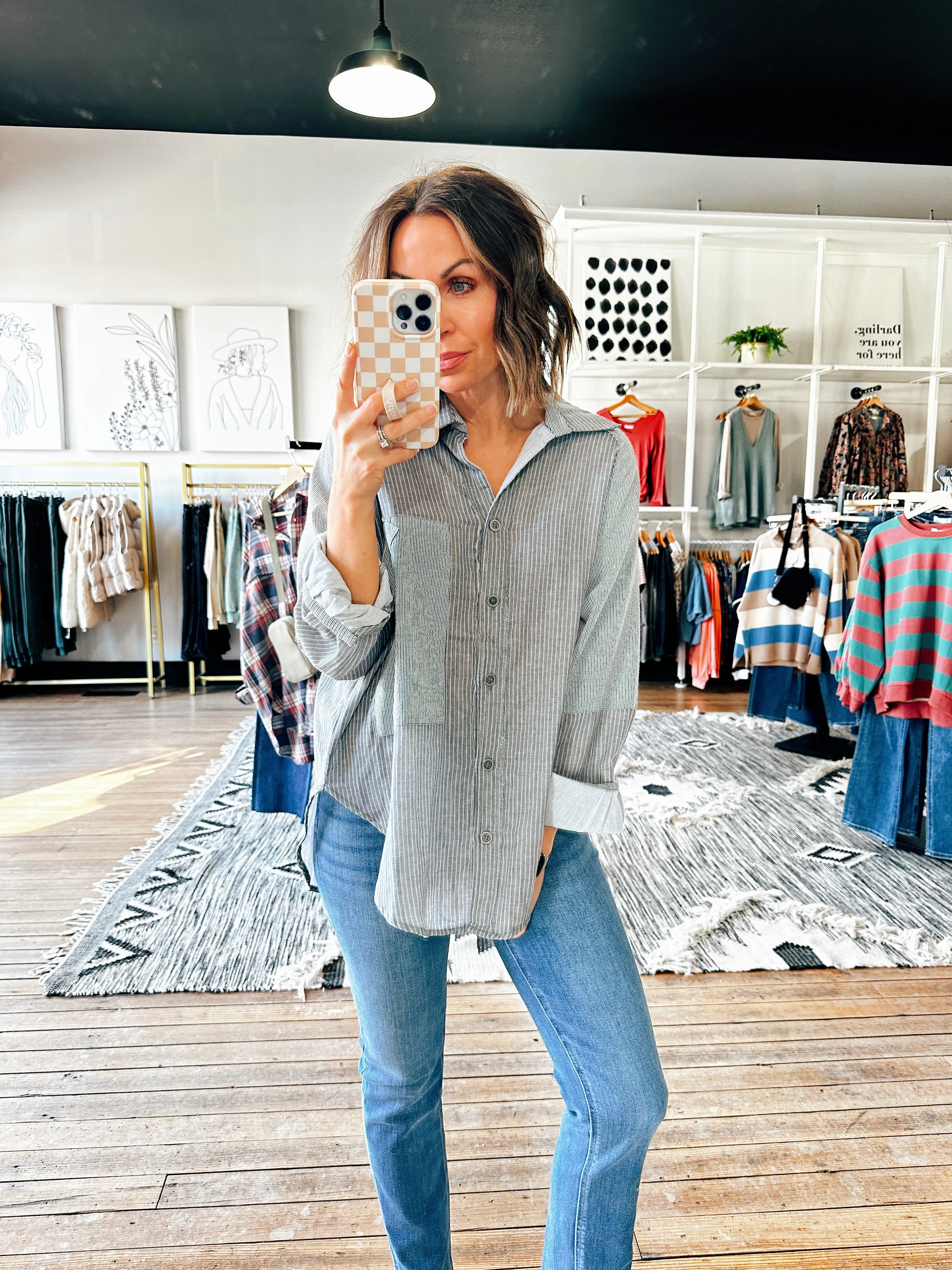 Shia Button-Down Top