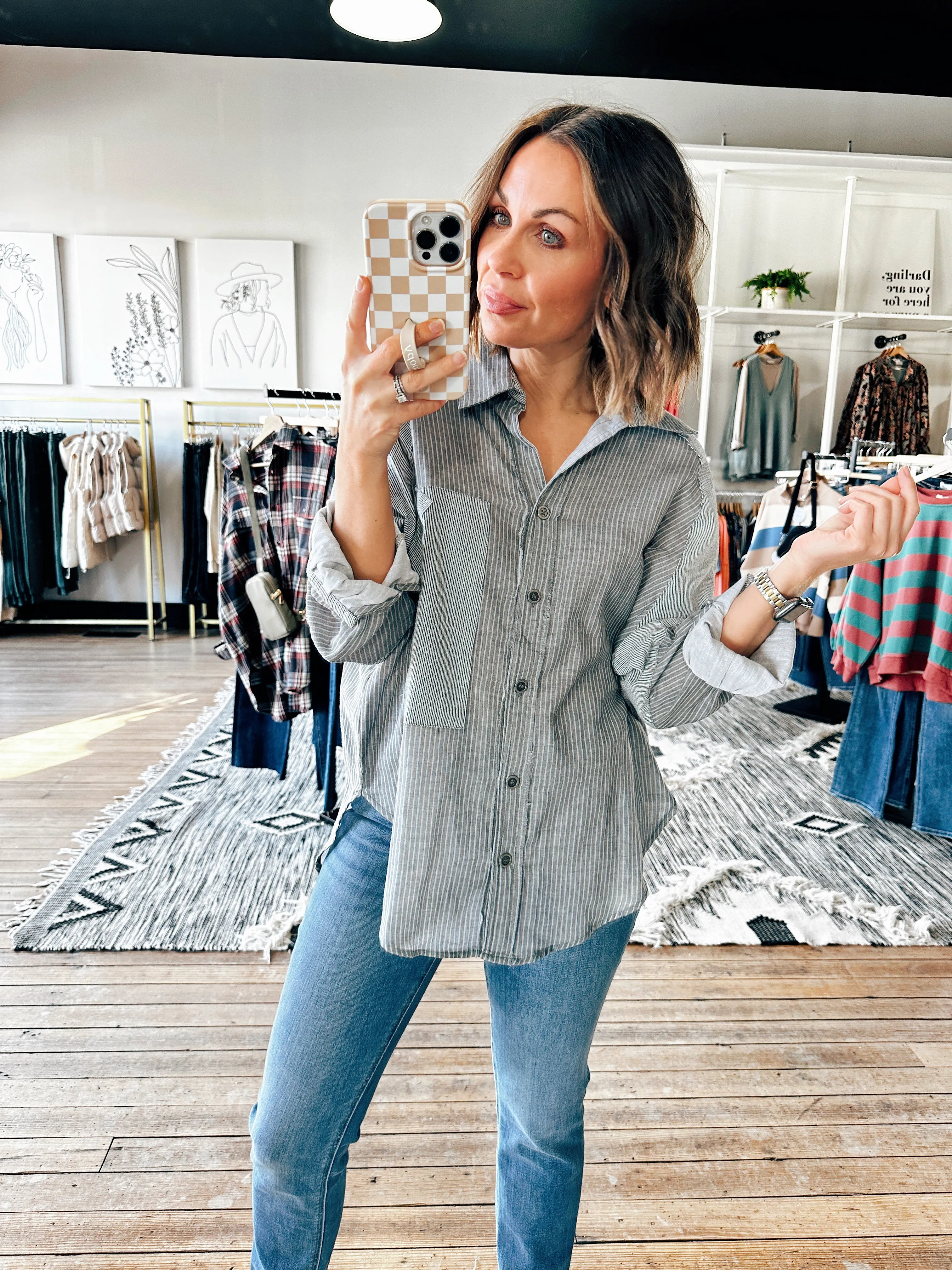 Shia Button-Down Top