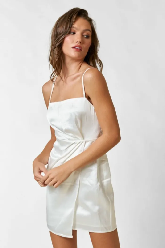 Sleeveless Square Neck Mini Dress