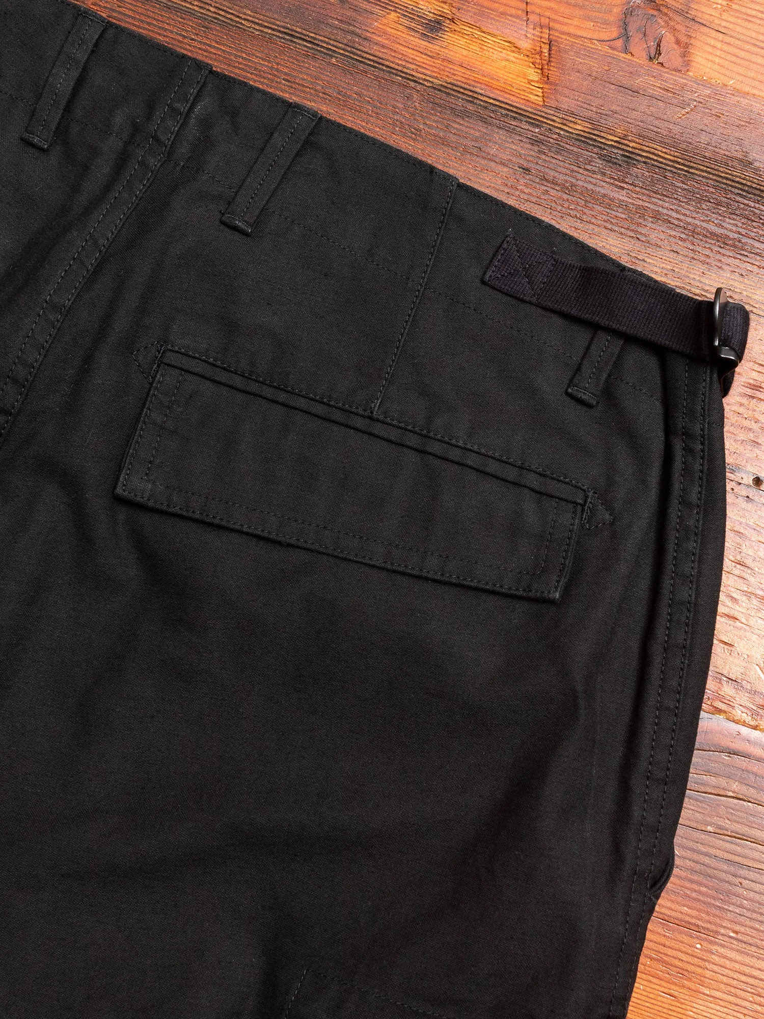 Slim Fit Field Pants in Black