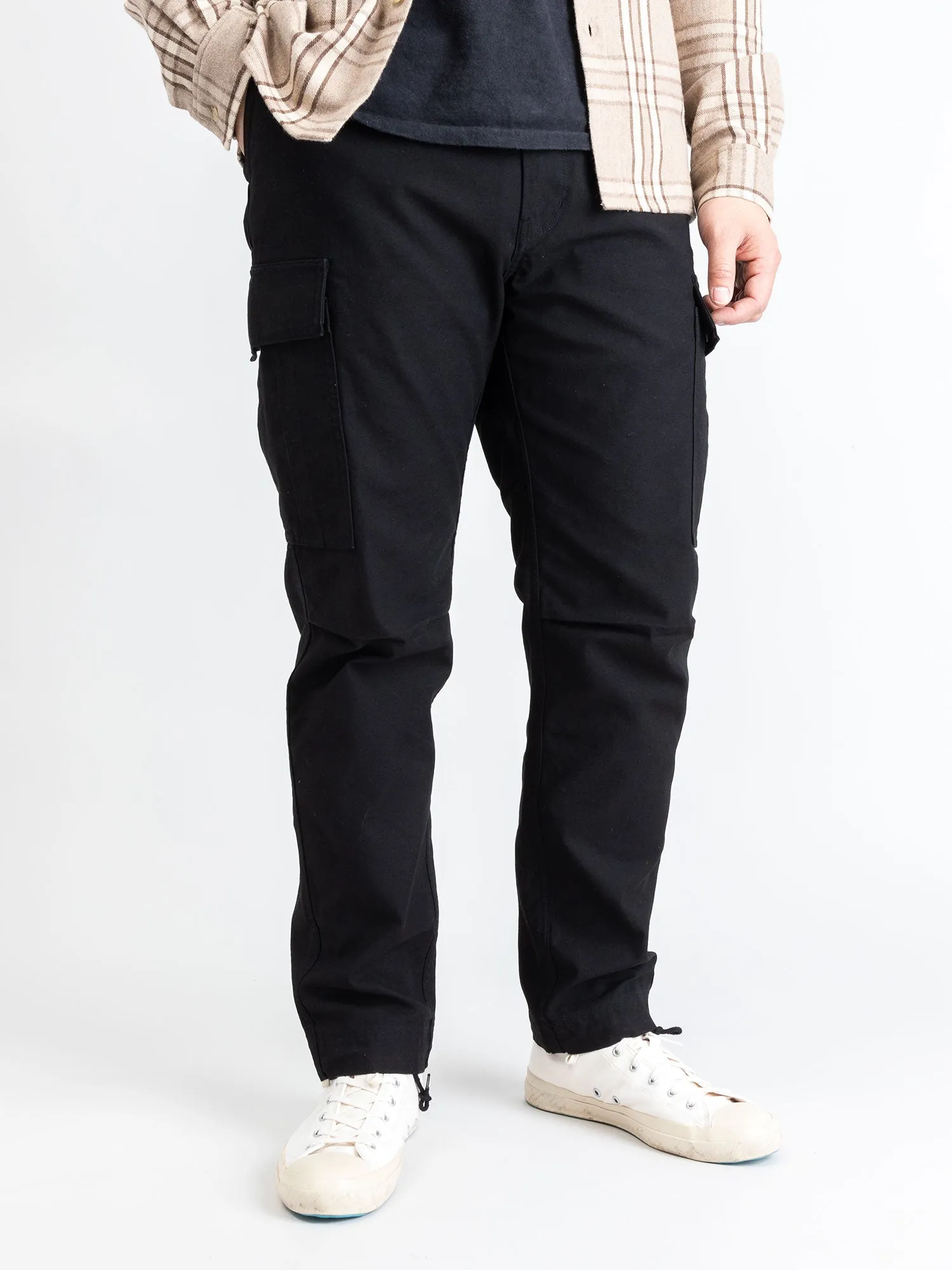 Slim Fit Field Pants in Black