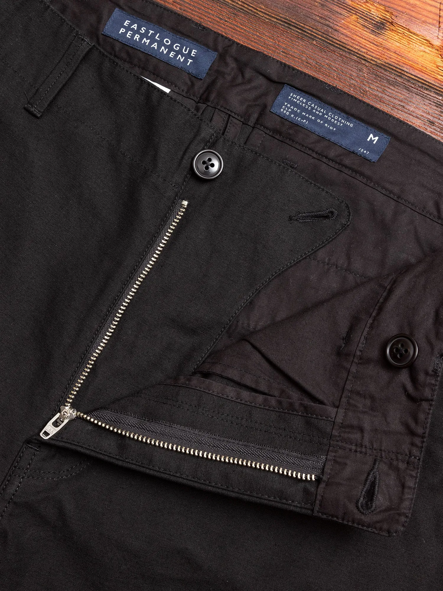Slim Fit Field Pants in Black