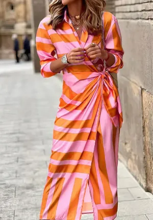 Solana | Printed Wrap Dress