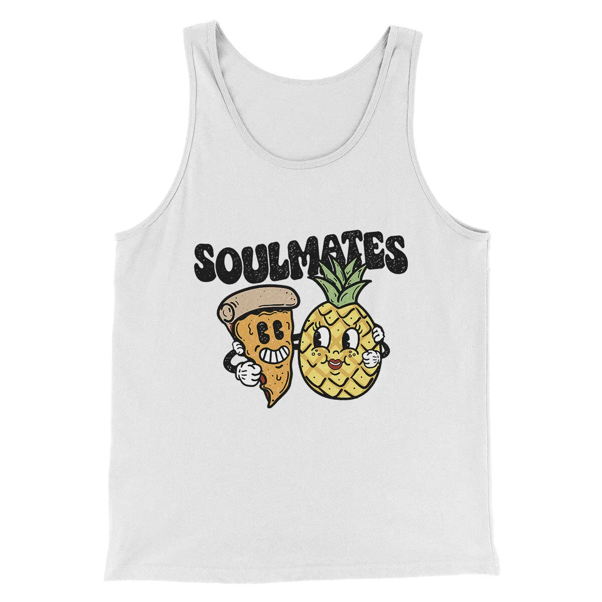 Soulmates Pineapple & Pizza Men/Unisex Tank Top