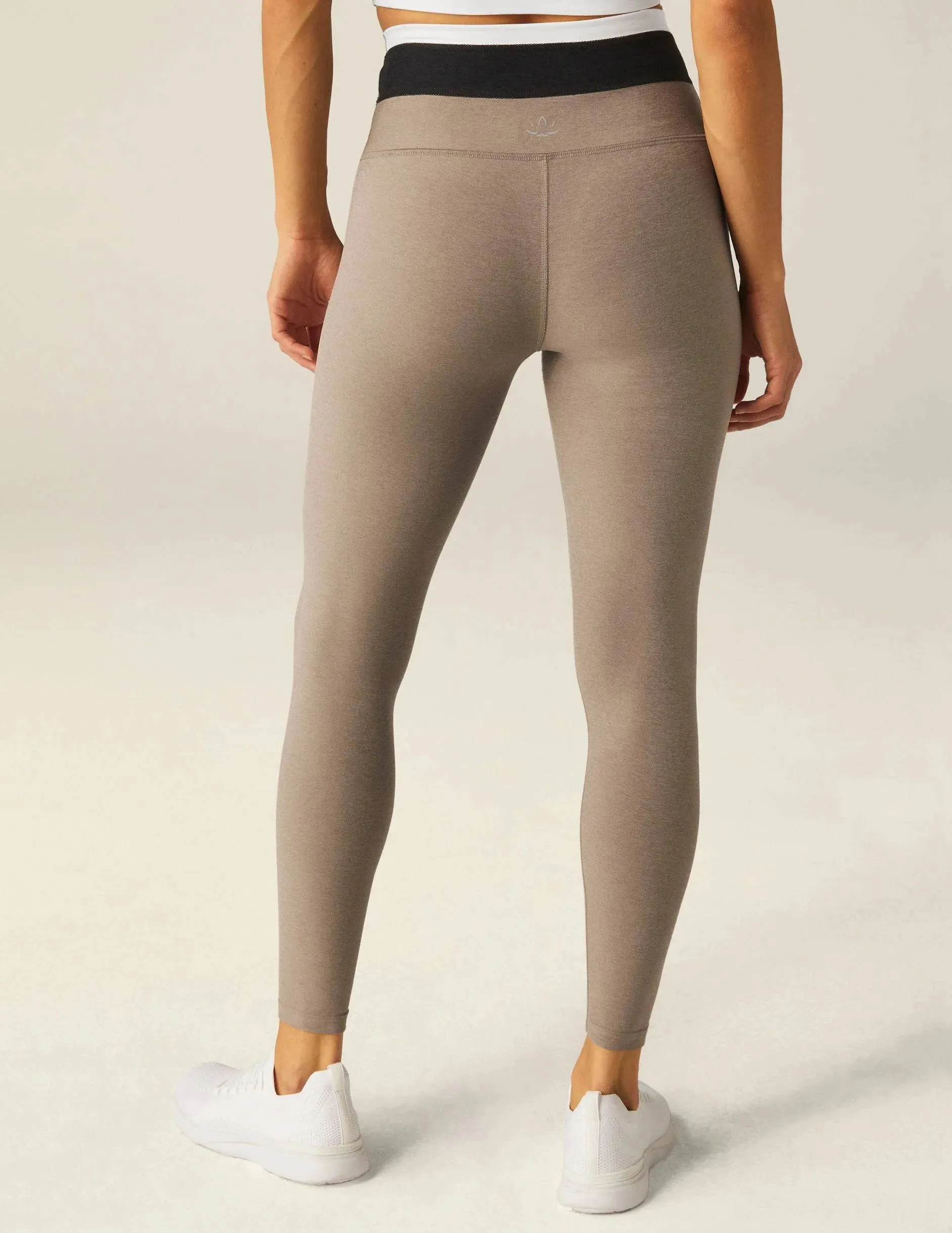Spacedye Horizon Colorblock Midi Legging by Beyond Yoga | Birch TriColor