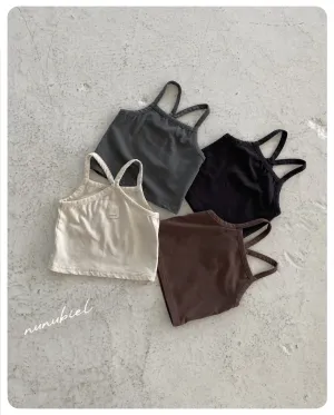 Span sleeveless tops