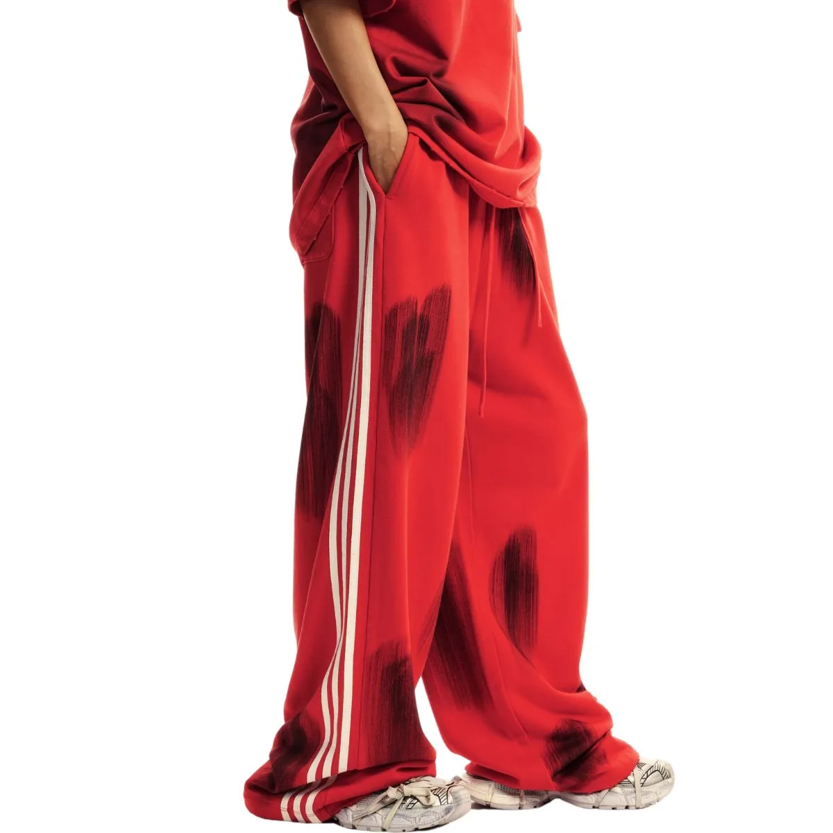 Spray Dye Straight Leg Pants