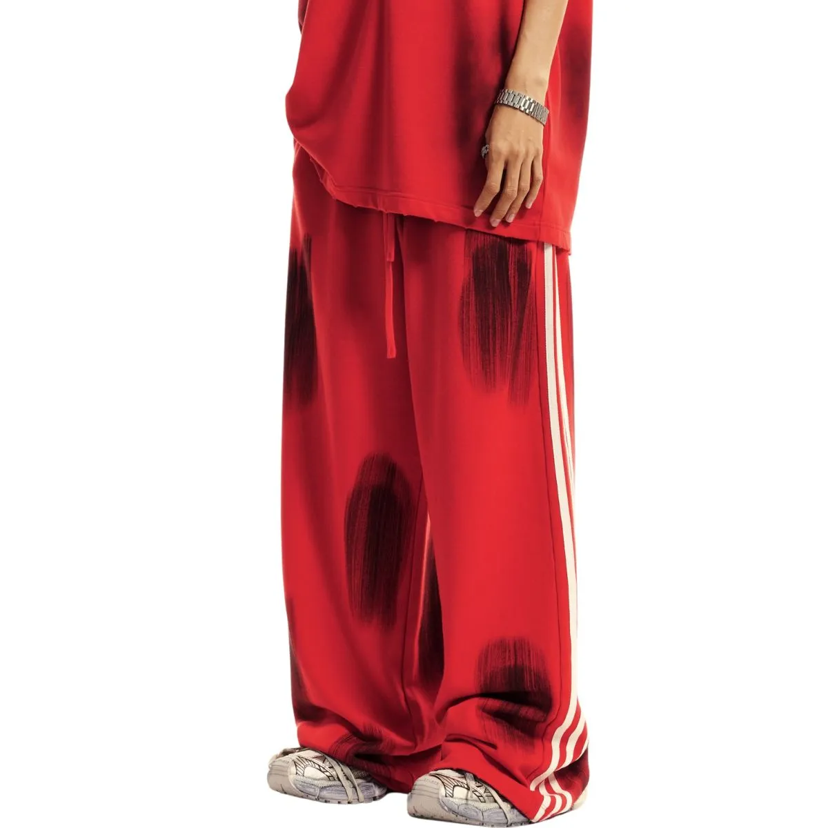 Spray Dye Straight Leg Pants
