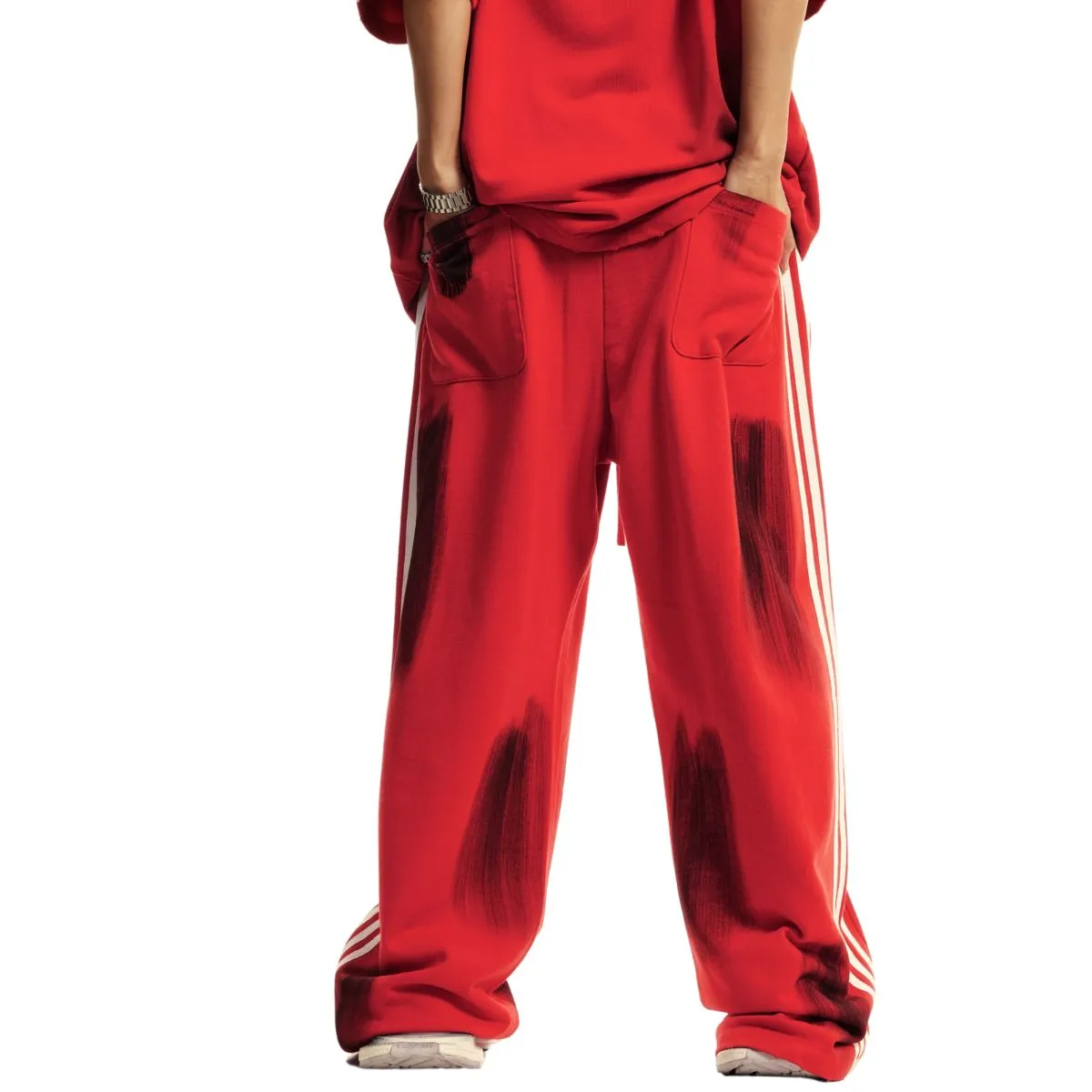 Spray Dye Straight Leg Pants