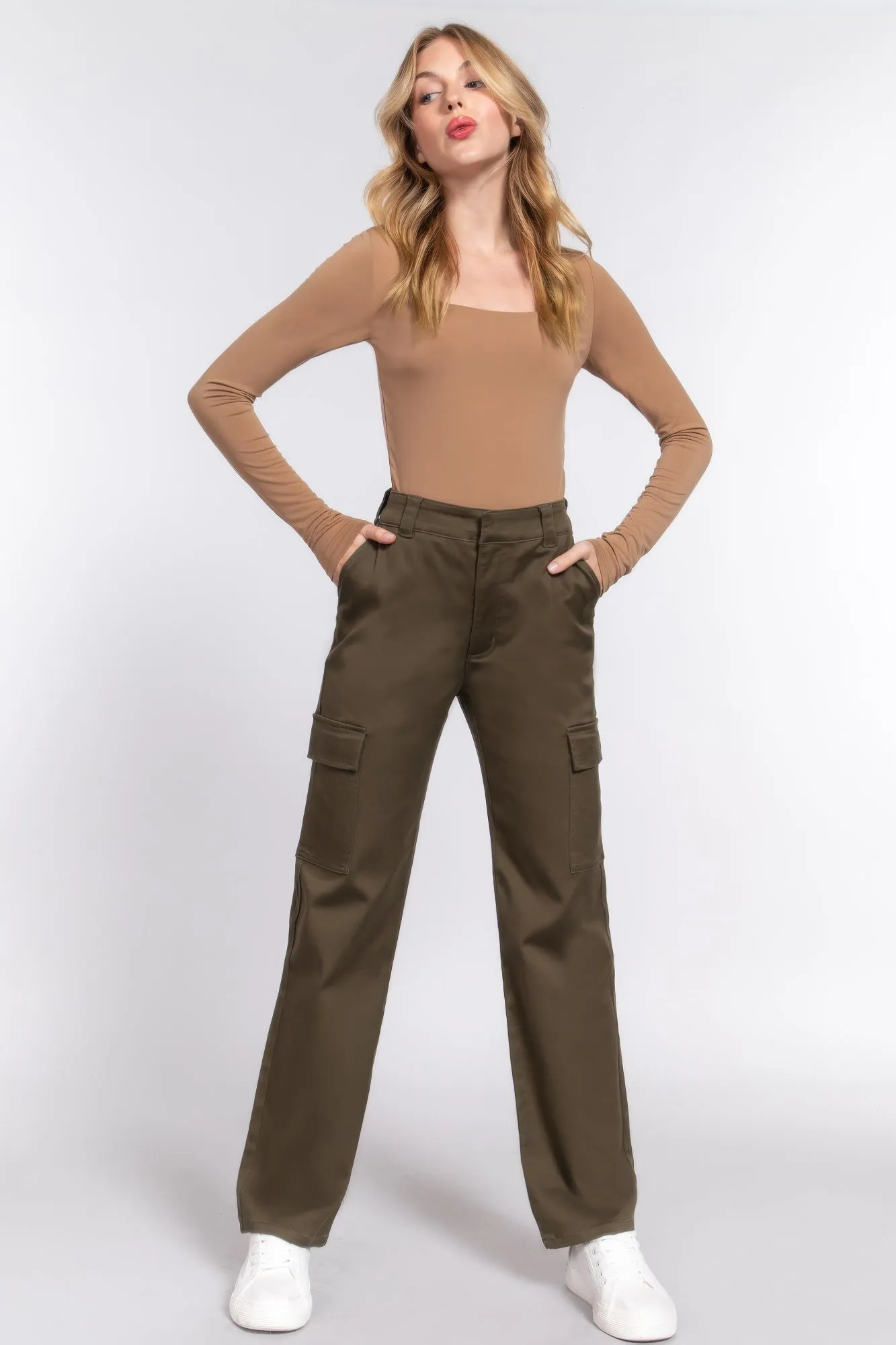 Straight Fit Long Pants