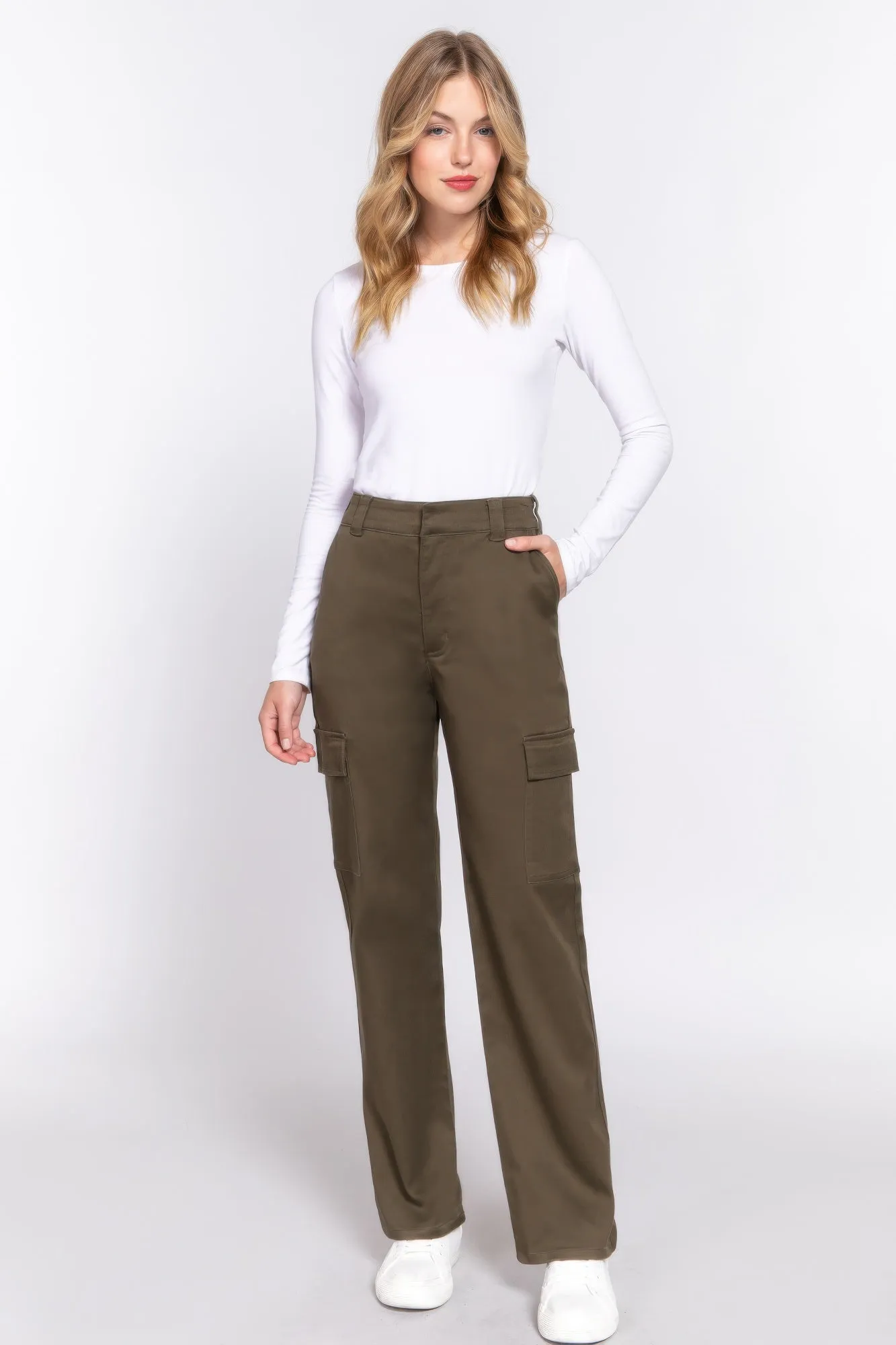 Straight Fit Long Pants