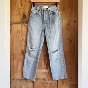 Sz 24 Short Aritzia Denim Forum The Joni High Rise Loose 26l GUC
