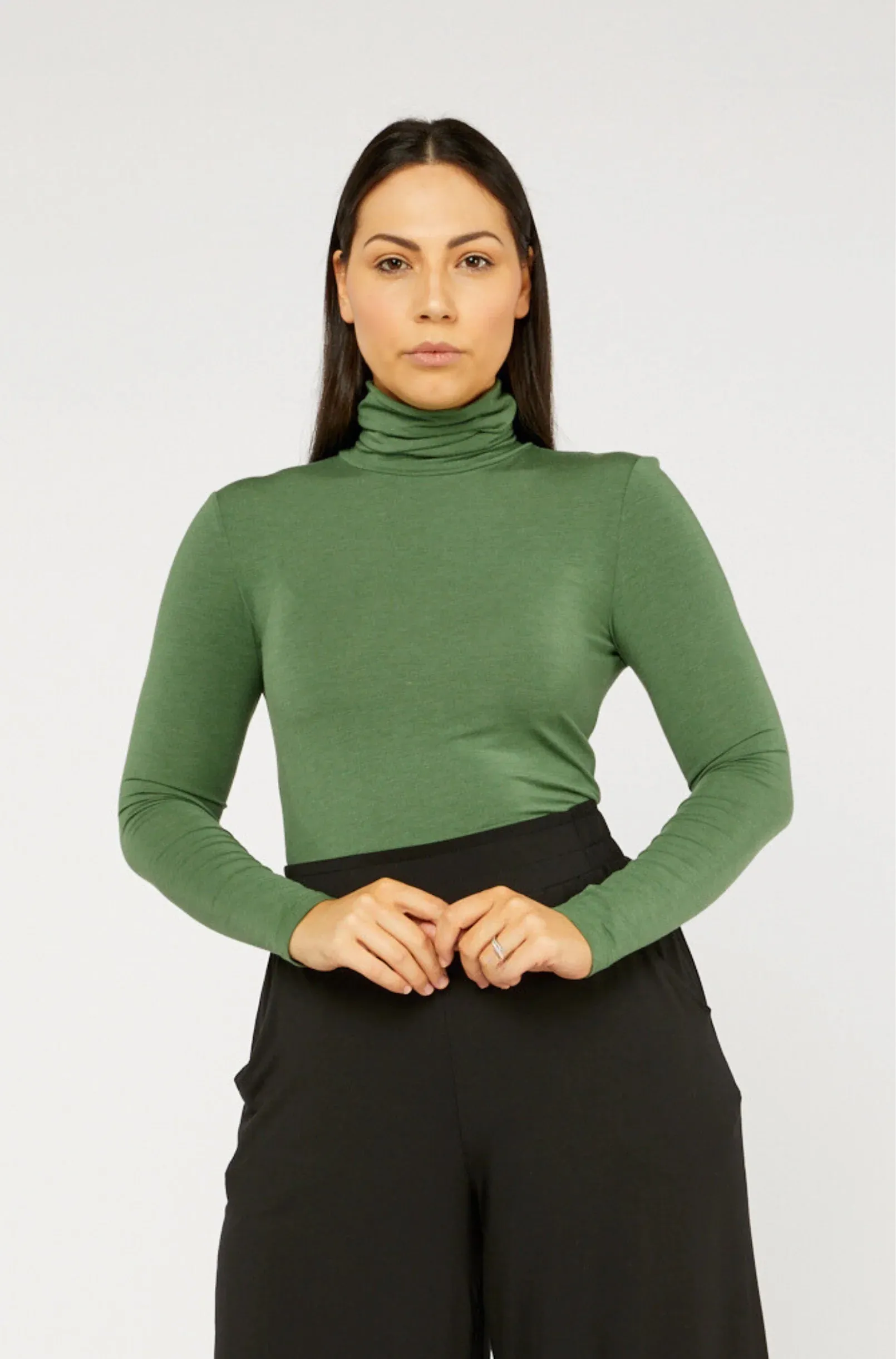 Tani Turtle Neck / Sage Marle