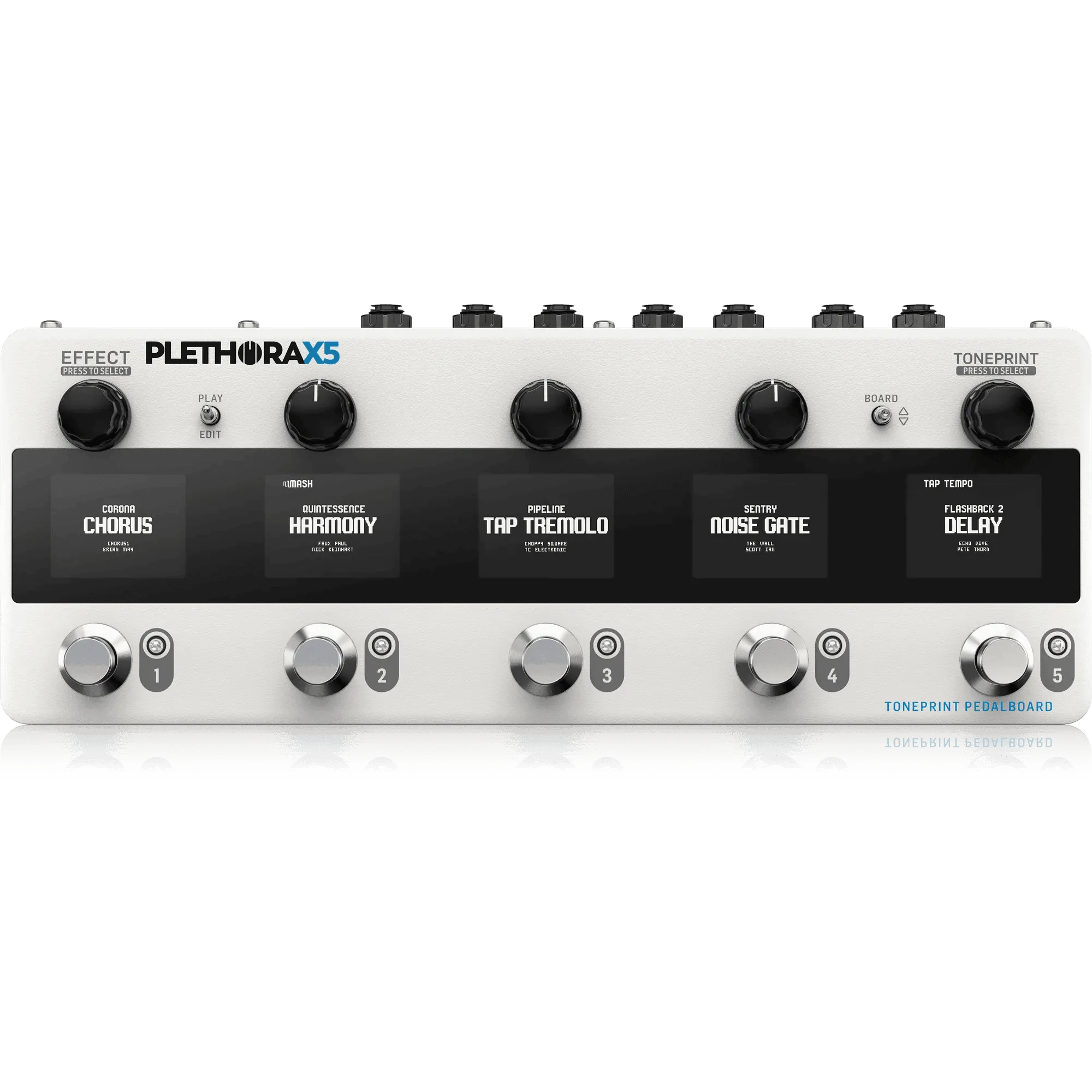 TC Electronic PLETHORA X5 TonePrint Multi-FX Pedalboard
