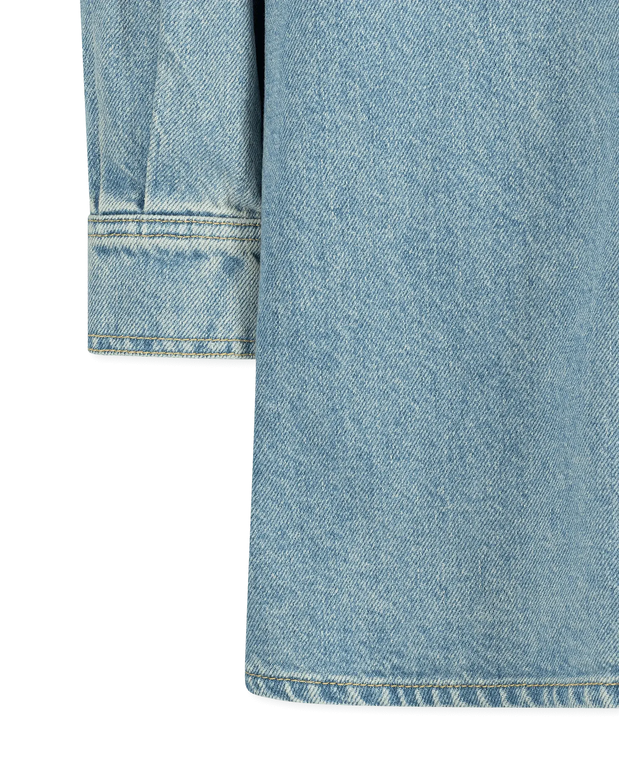 Teddy Buttons Blue Denim Shirt Dress