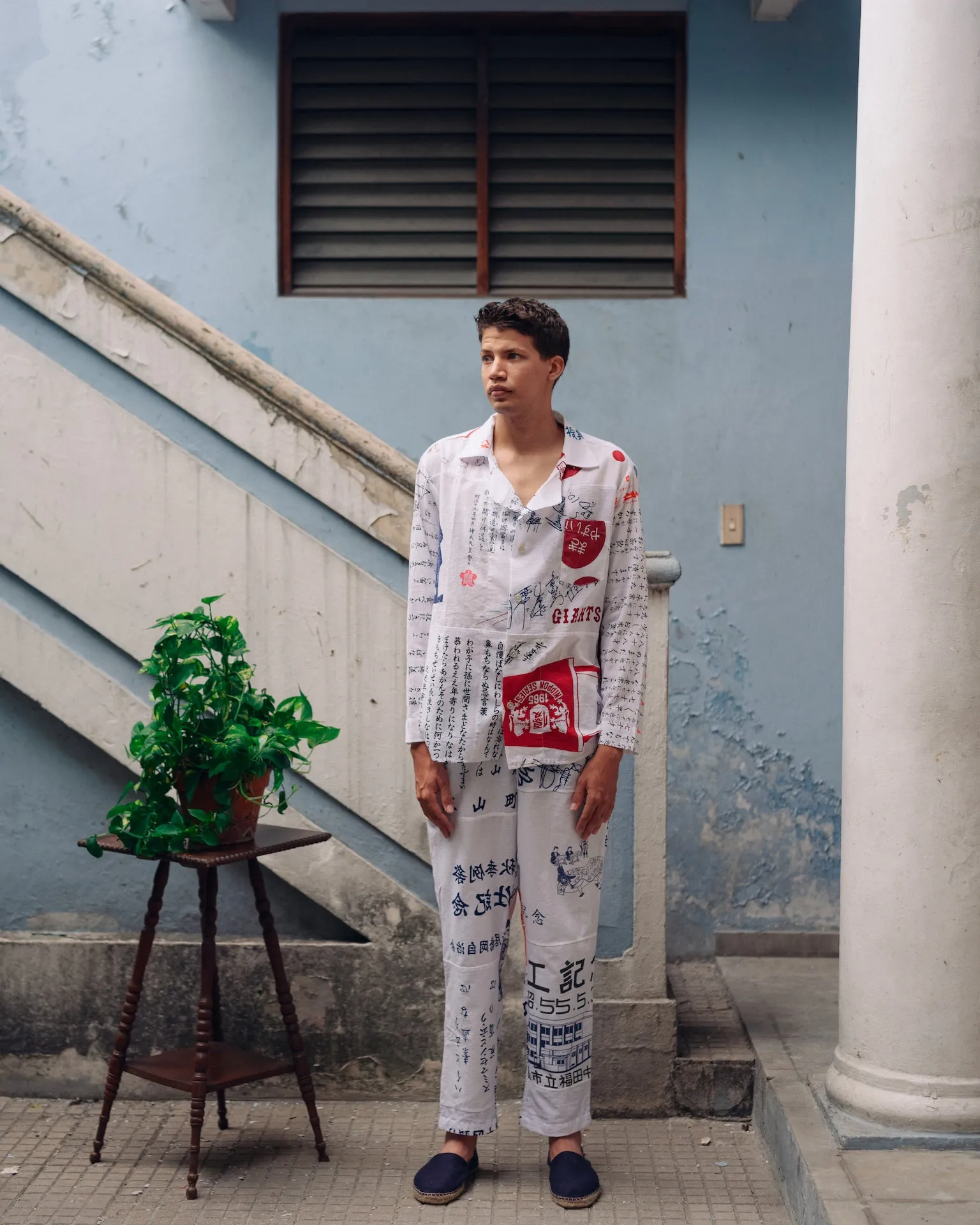 The Japanese Tenugui Pants - XL
