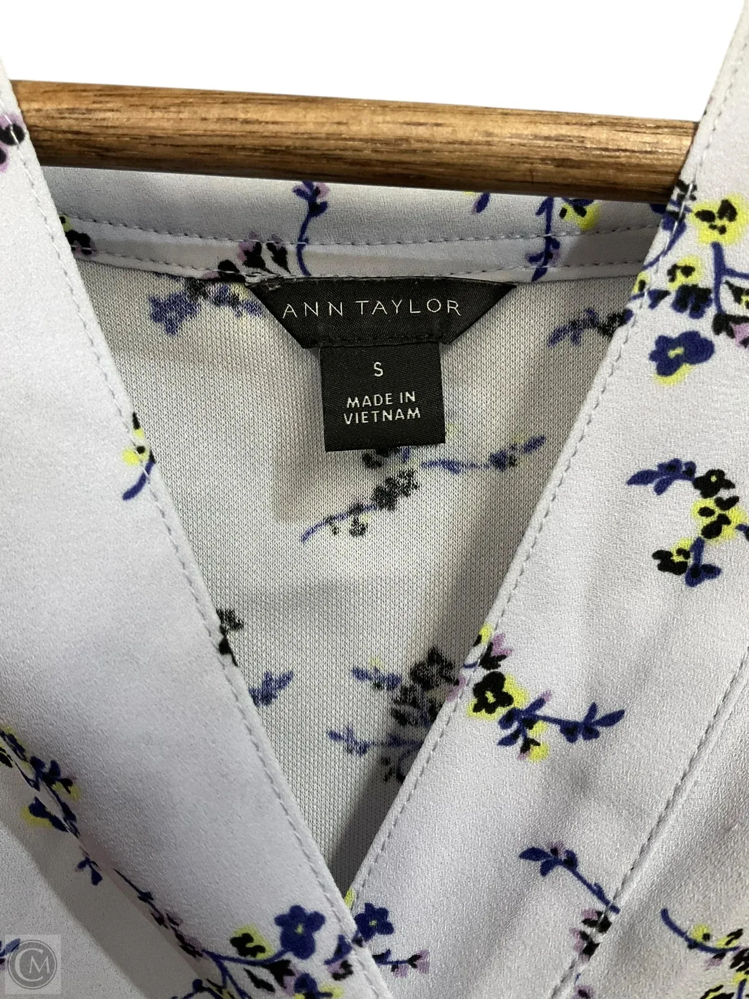 Top Sleeveless By Ann Taylor In Floral Print, Size: S