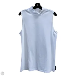 Top Sleeveless By Cj Banks In White, Size: 1x