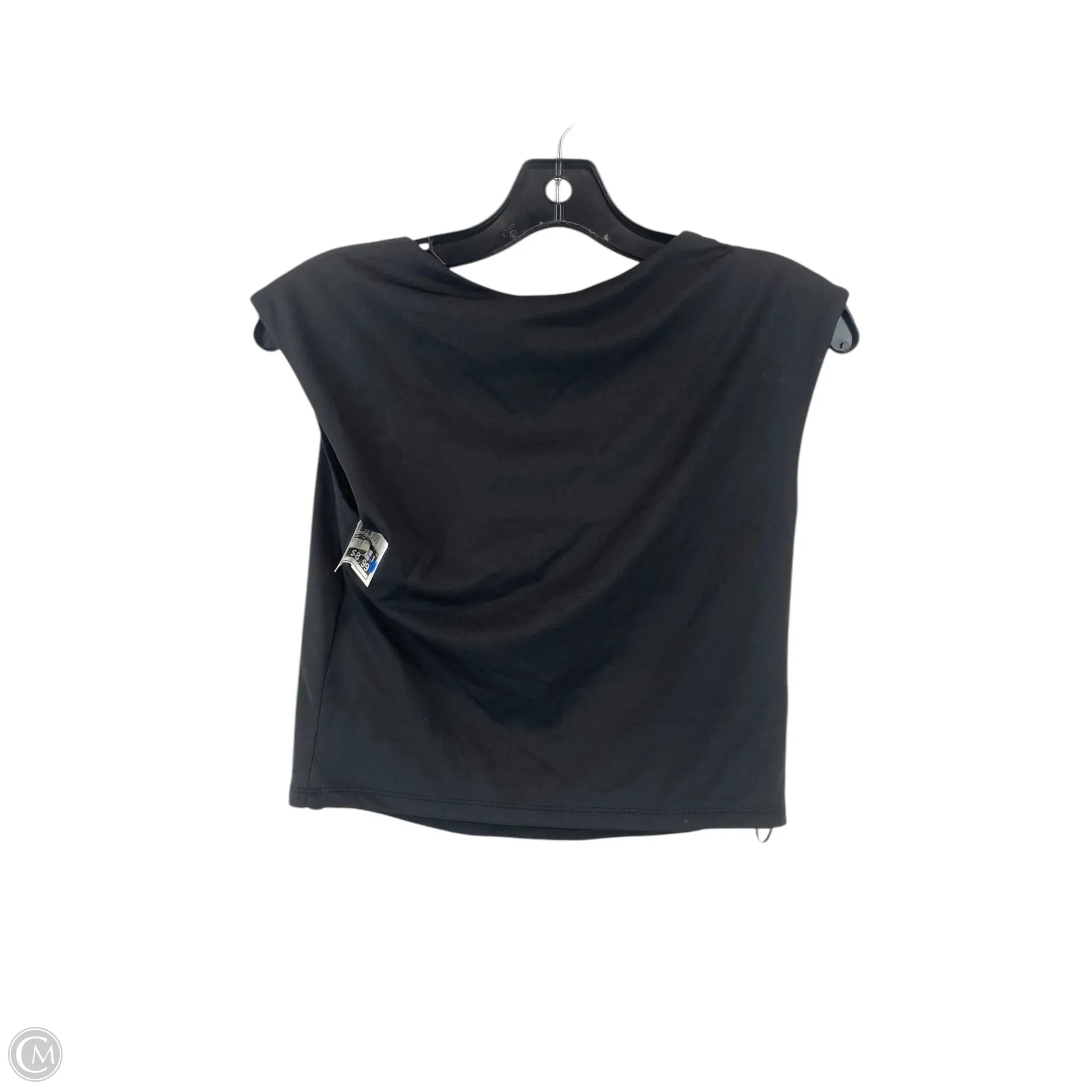 Top Sleeveless By Clothes Mentor In Black, Size: M