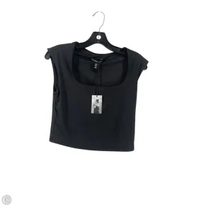 Top Sleeveless By Clothes Mentor In Black, Size: M
