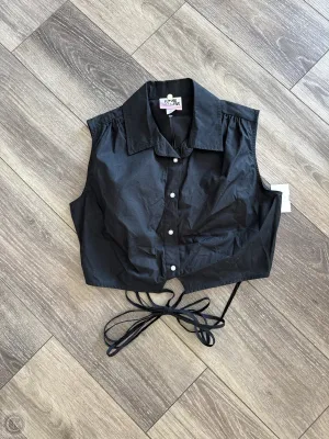 Top Sleeveless By Clothes Mentor In Black, Size: M