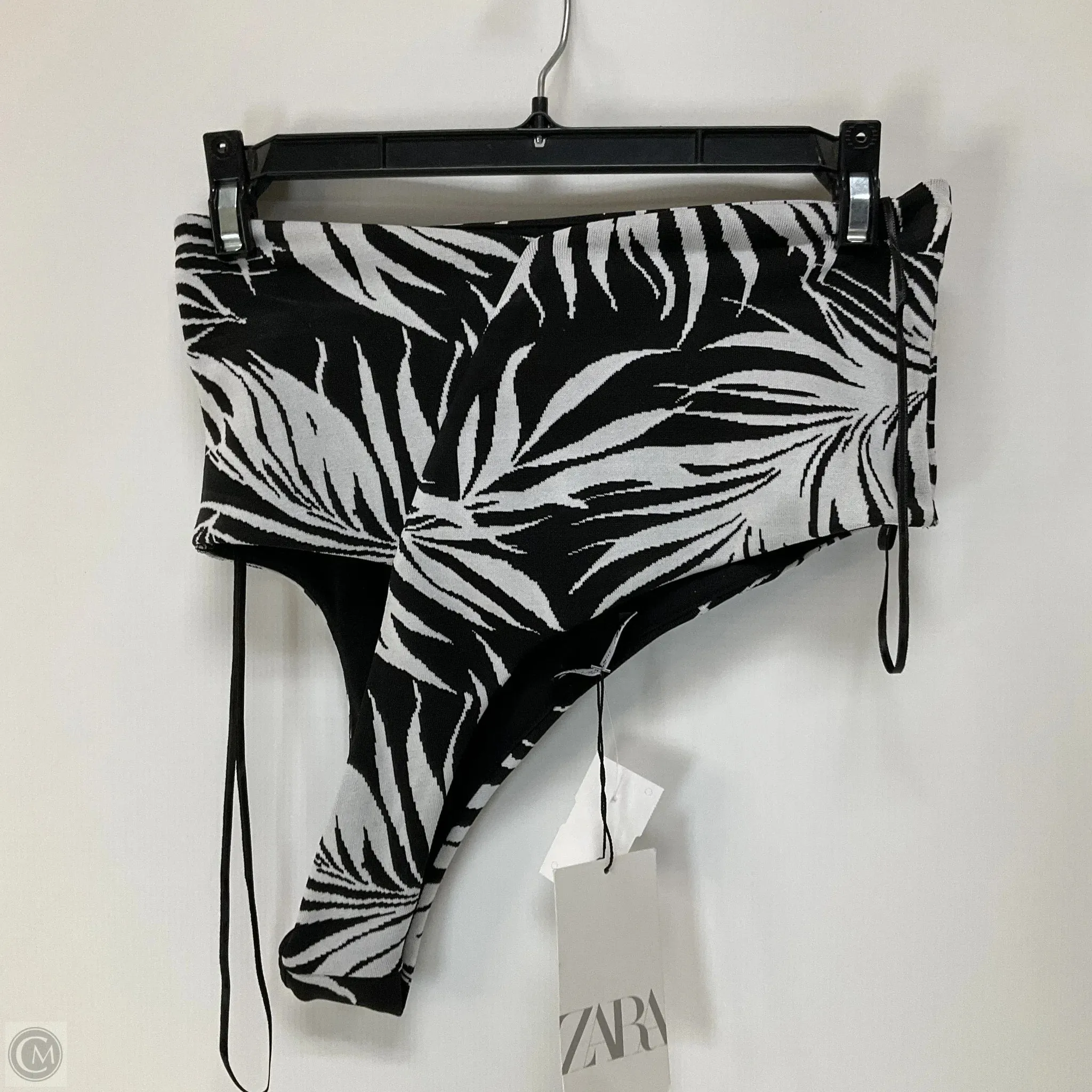 Top Sleeveless By Zara In Zebra Print, Size: M