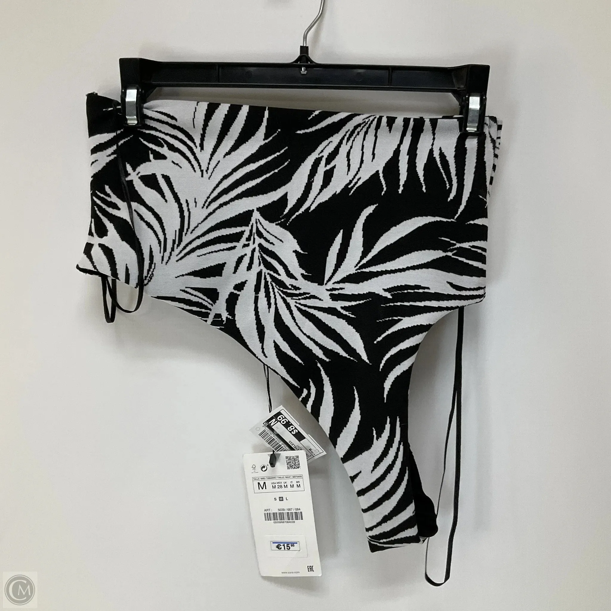 Top Sleeveless By Zara In Zebra Print, Size: M