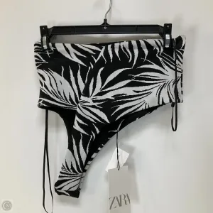 Top Sleeveless By Zara In Zebra Print, Size: M