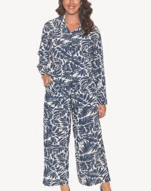 Tropic Leaves Beach Cover Up Set