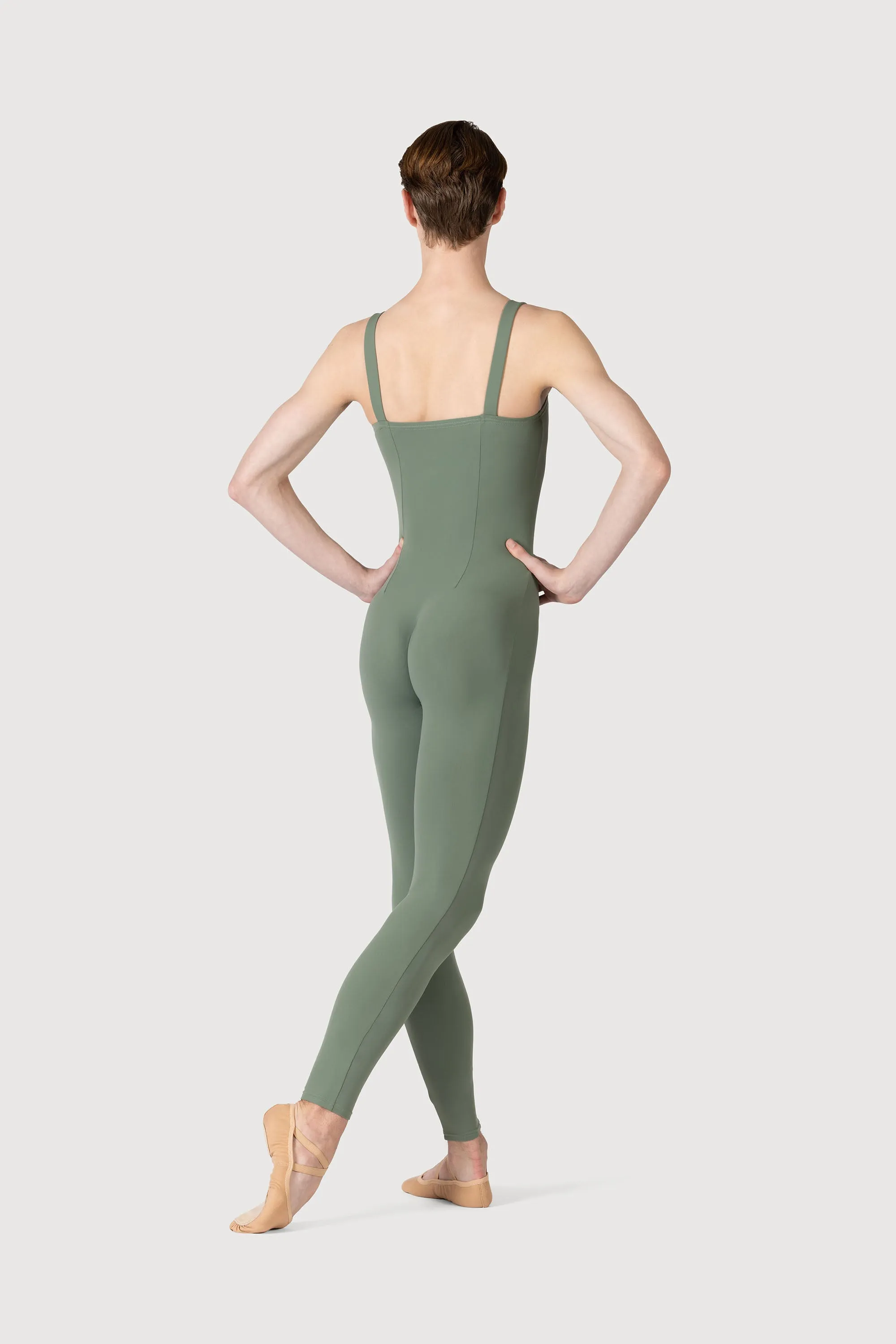 U3700M - Bloch Curtis Tank Strap Seamed Mens Unitard