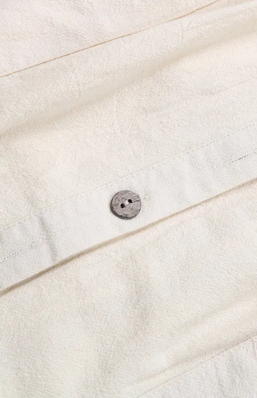 V-Neck Shirt Dress with Button-Down Front and Pockets