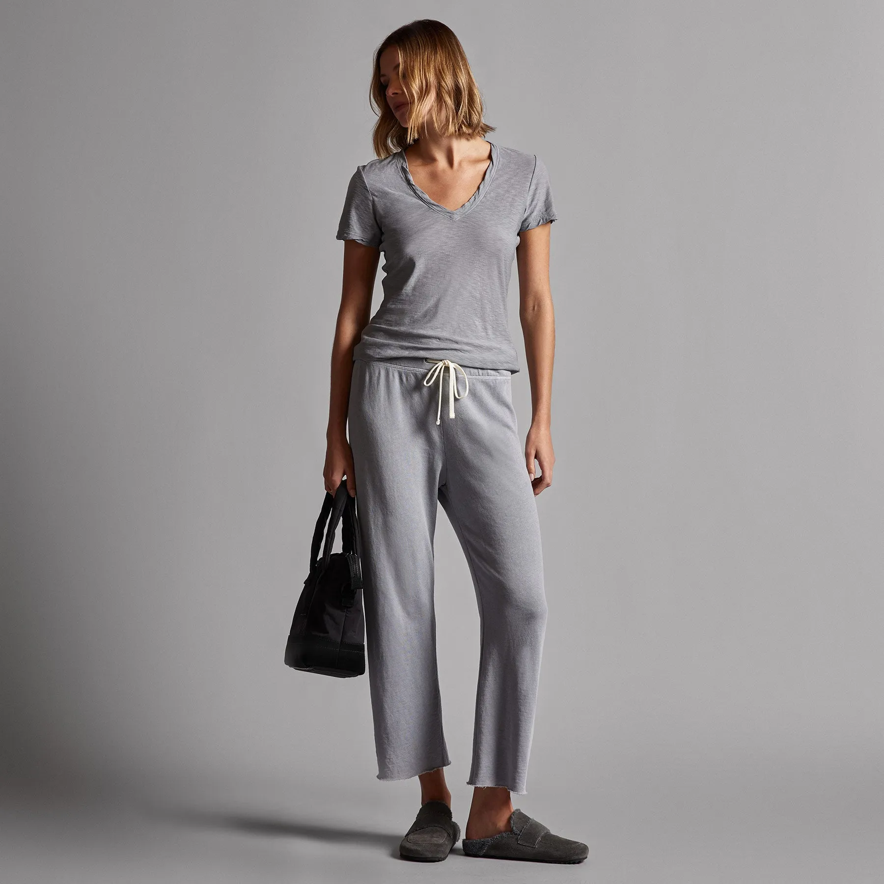 Vintage French Terry Cutoff Sweatpant - Breeze Pigment