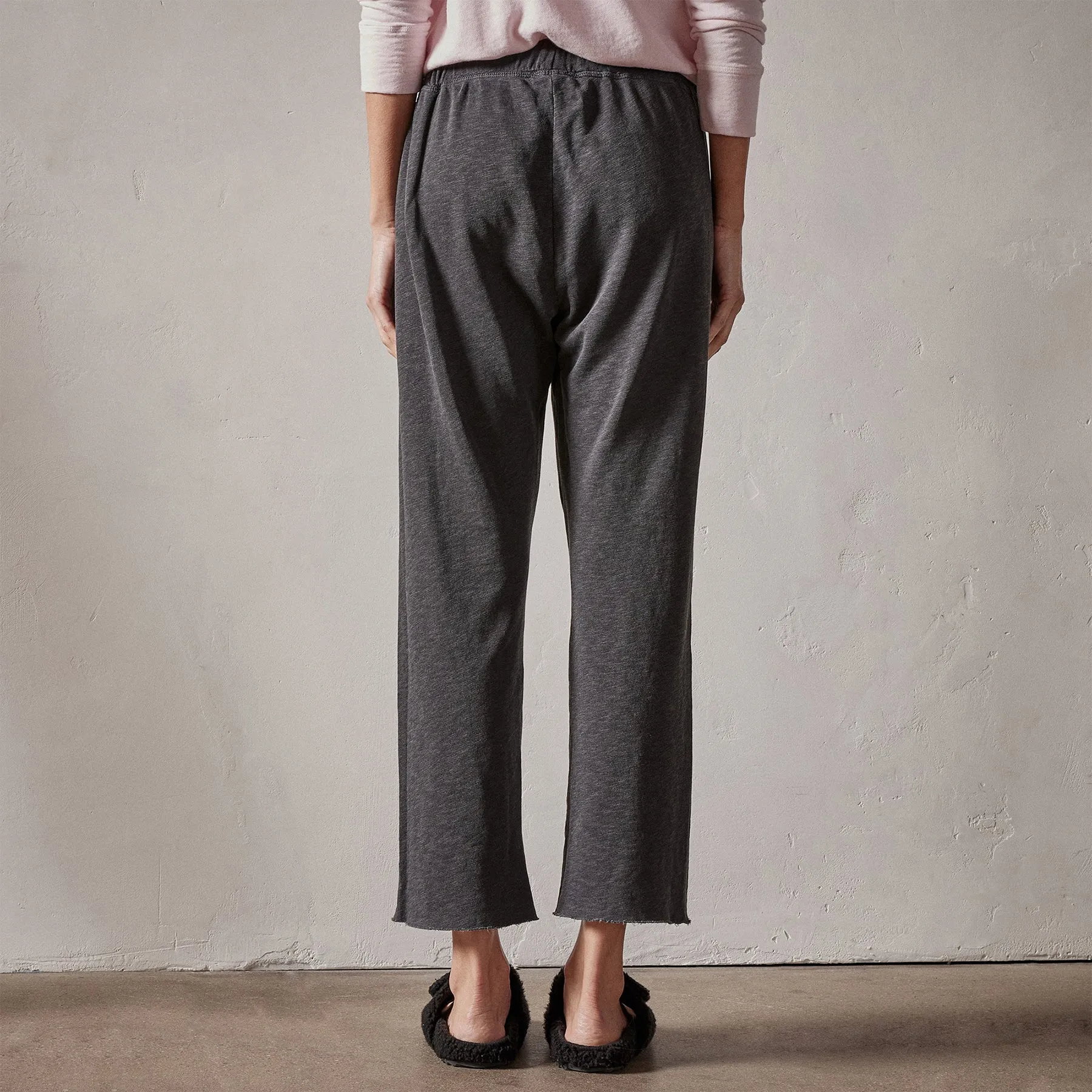 Vintage French Terry Cutoff Sweatpant - Carbon Pigment